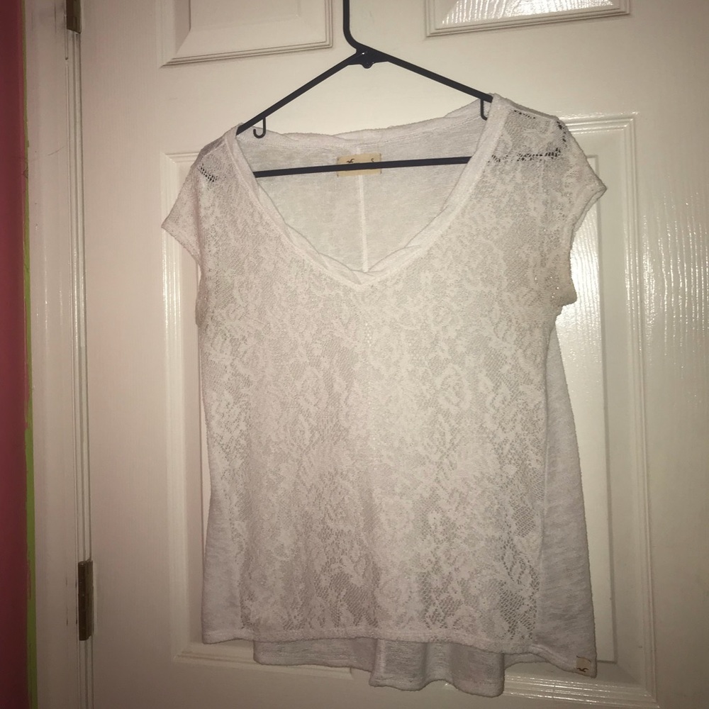 Hollister floral shirt sleeve shirt